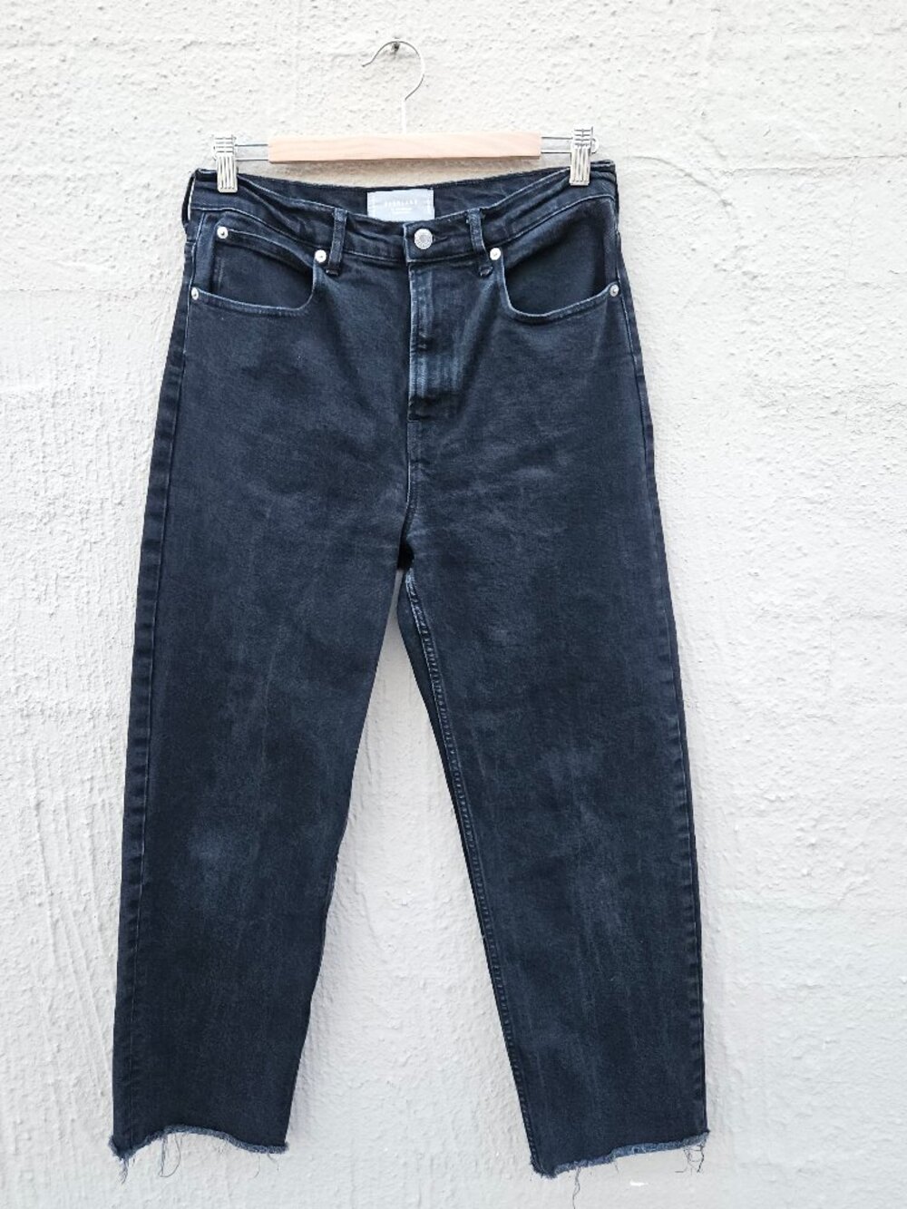 Everlane Way High Jean Black